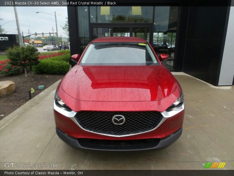 Soul Red Crystal Metallic / Black 2021 Mazda CX-30 Select AWD