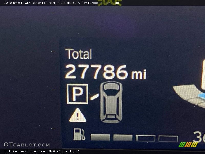 Fluid Black / Atelier European Dark Cloth 2018 BMW i3 with Range Extender