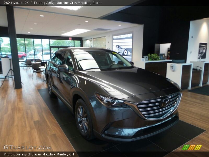 Machine Gray Metallic / Black 2021 Mazda CX-9 Touring AWD