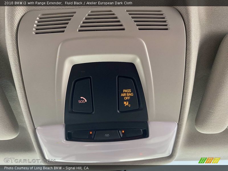 Fluid Black / Atelier European Dark Cloth 2018 BMW i3 with Range Extender