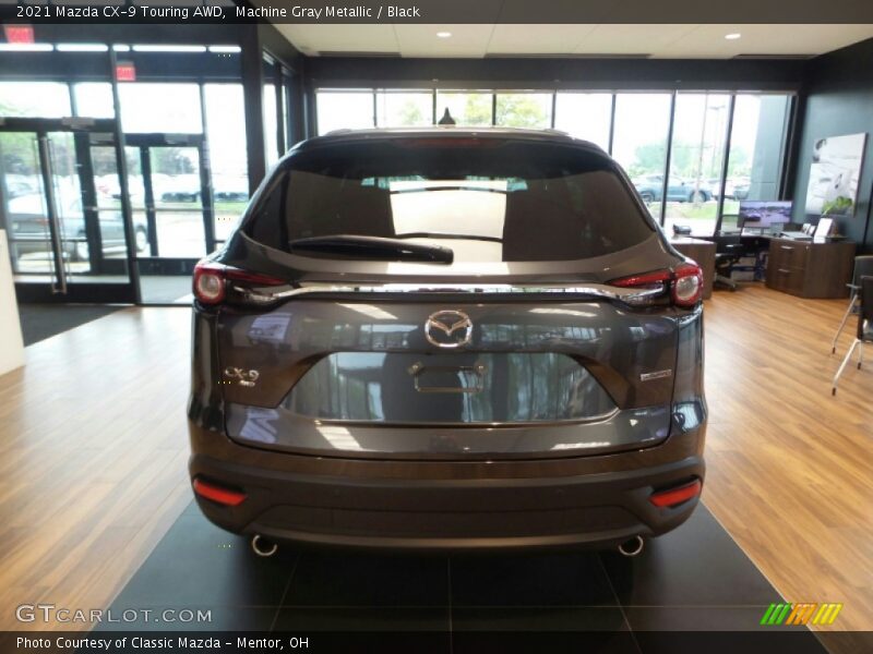 Machine Gray Metallic / Black 2021 Mazda CX-9 Touring AWD