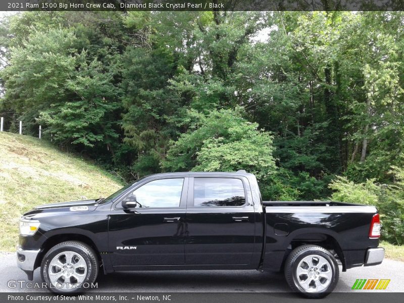  2021 1500 Big Horn Crew Cab Diamond Black Crystal Pearl
