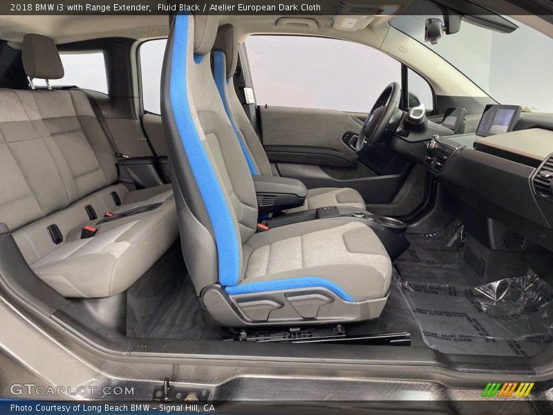 Fluid Black / Atelier European Dark Cloth 2018 BMW i3 with Range Extender