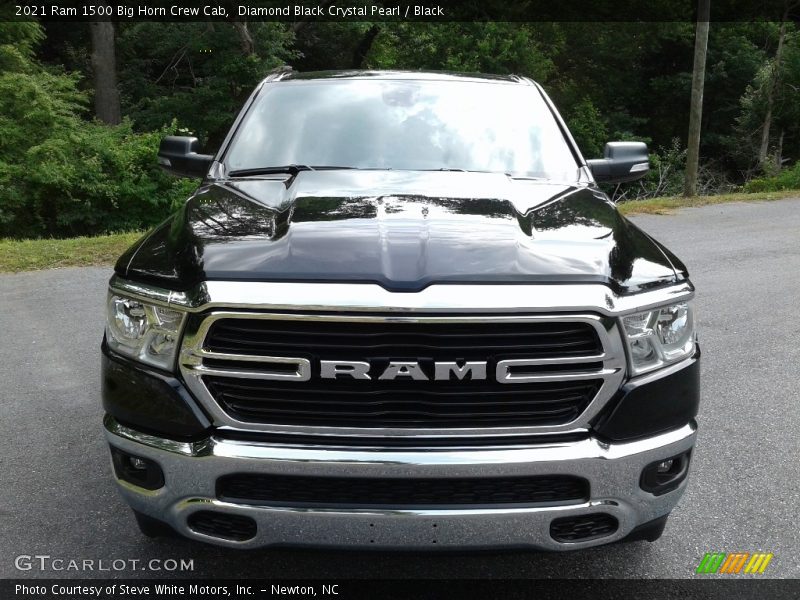Diamond Black Crystal Pearl / Black 2021 Ram 1500 Big Horn Crew Cab