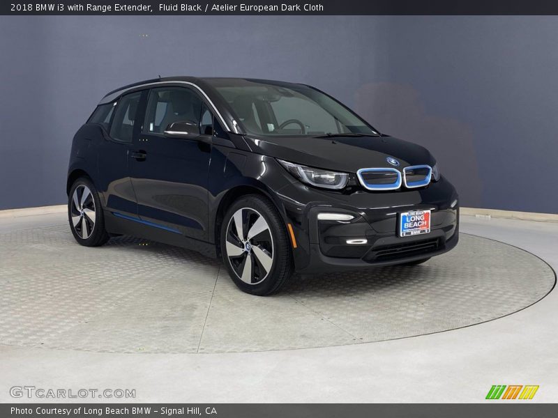 Fluid Black / Atelier European Dark Cloth 2018 BMW i3 with Range Extender