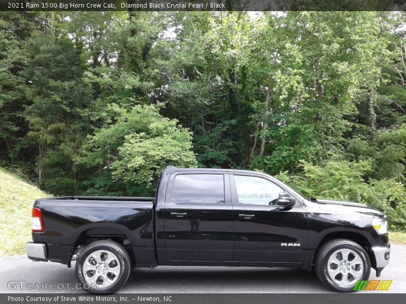Diamond Black Crystal Pearl / Black 2021 Ram 1500 Big Horn Crew Cab