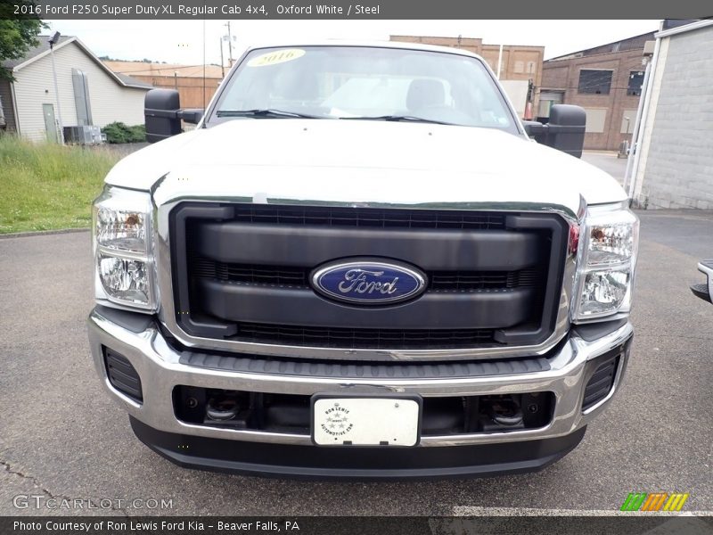 Oxford White / Steel 2016 Ford F250 Super Duty XL Regular Cab 4x4