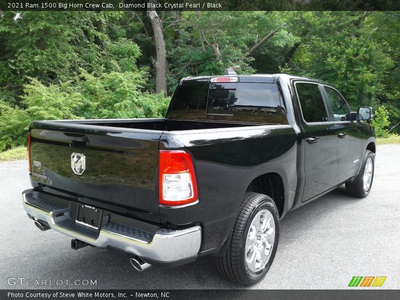 Diamond Black Crystal Pearl / Black 2021 Ram 1500 Big Horn Crew Cab