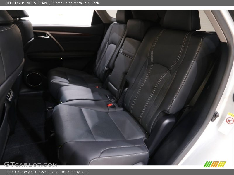 Silver Lining Metallic / Black 2018 Lexus RX 350L AWD
