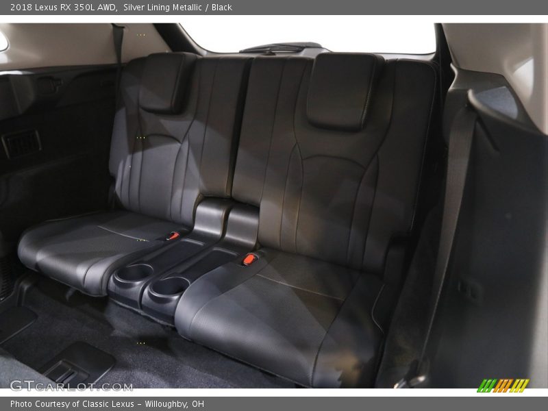 Silver Lining Metallic / Black 2018 Lexus RX 350L AWD