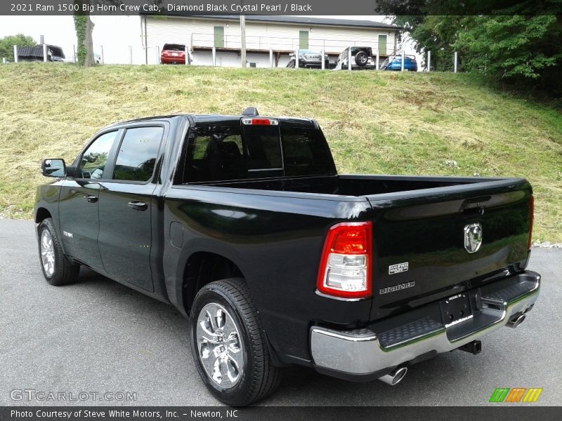Diamond Black Crystal Pearl / Black 2021 Ram 1500 Big Horn Crew Cab
