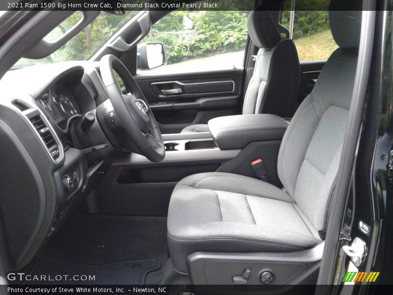 Diamond Black Crystal Pearl / Black 2021 Ram 1500 Big Horn Crew Cab