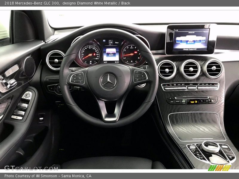 designo Diamond White Metallic / Black 2018 Mercedes-Benz GLC 300