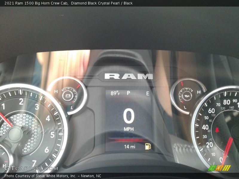 Diamond Black Crystal Pearl / Black 2021 Ram 1500 Big Horn Crew Cab