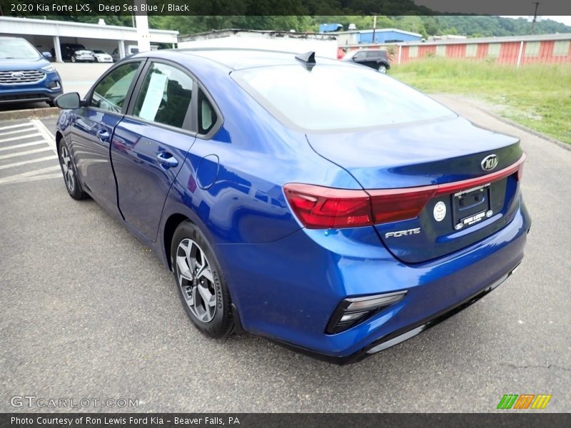 Deep Sea Blue / Black 2020 Kia Forte LXS