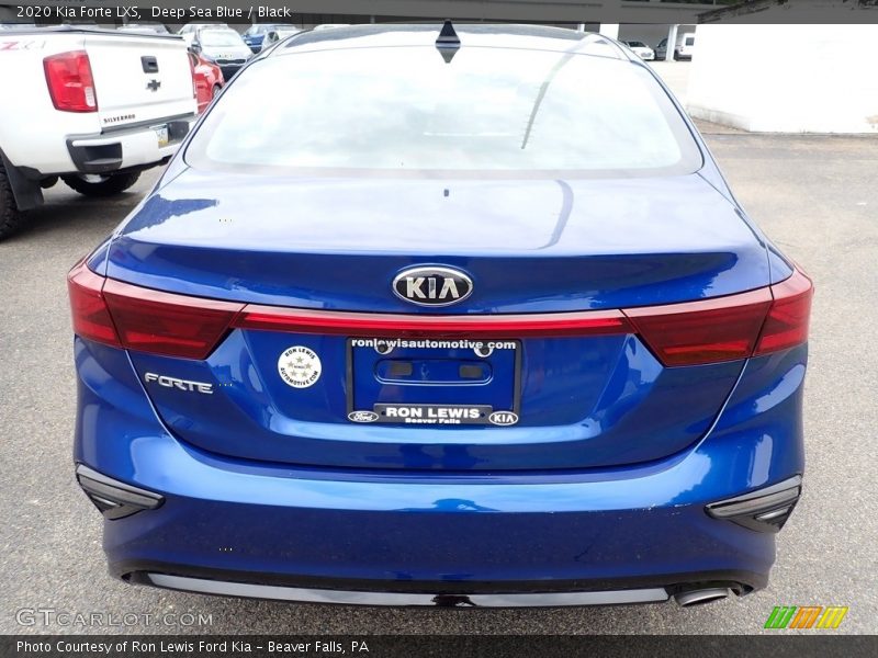 Deep Sea Blue / Black 2020 Kia Forte LXS