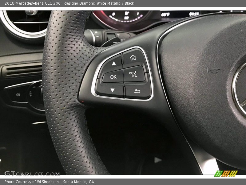 designo Diamond White Metallic / Black 2018 Mercedes-Benz GLC 300