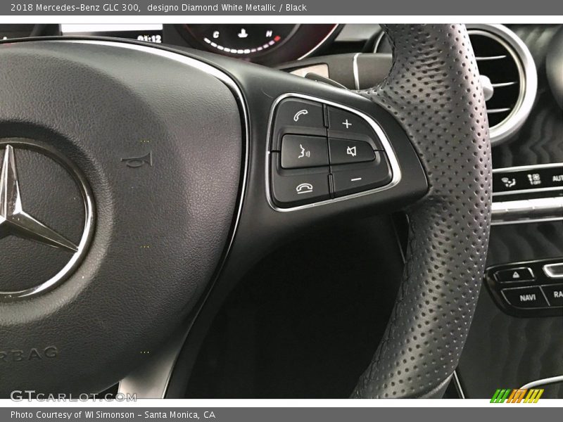 designo Diamond White Metallic / Black 2018 Mercedes-Benz GLC 300