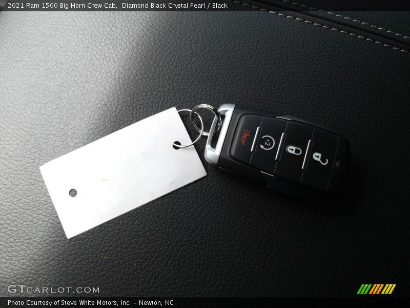 Diamond Black Crystal Pearl / Black 2021 Ram 1500 Big Horn Crew Cab