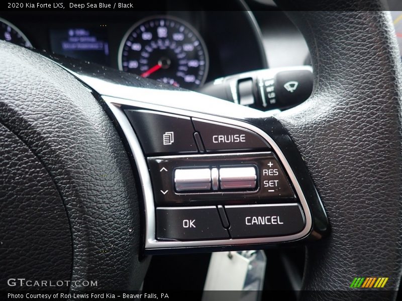 Deep Sea Blue / Black 2020 Kia Forte LXS