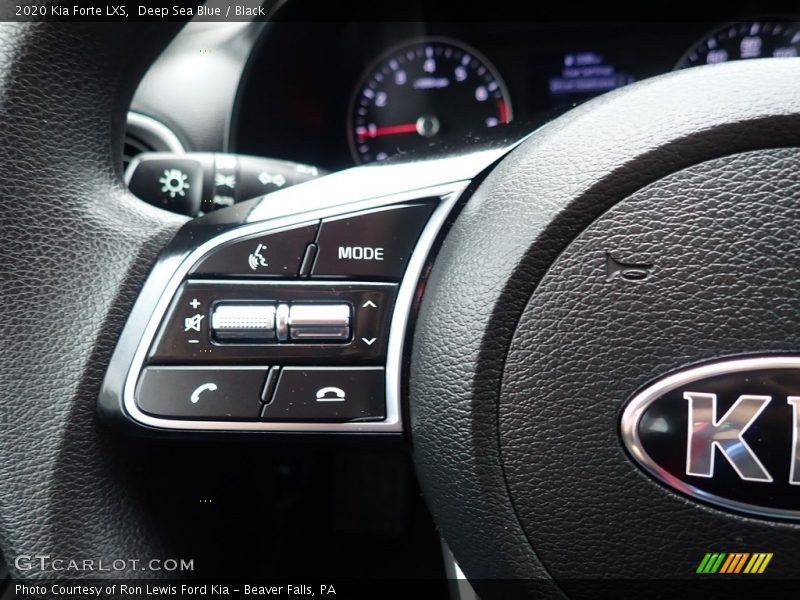 Deep Sea Blue / Black 2020 Kia Forte LXS