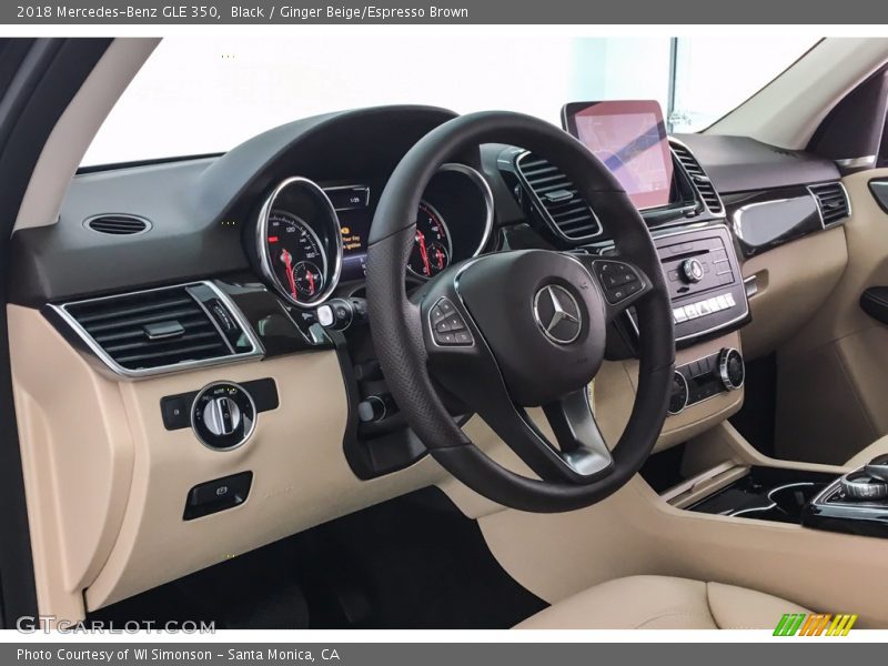 Black / Ginger Beige/Espresso Brown 2018 Mercedes-Benz GLE 350