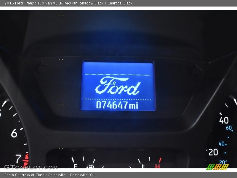 Shadow Black / Charcoal Black 2016 Ford Transit 150 Van XL LR Regular