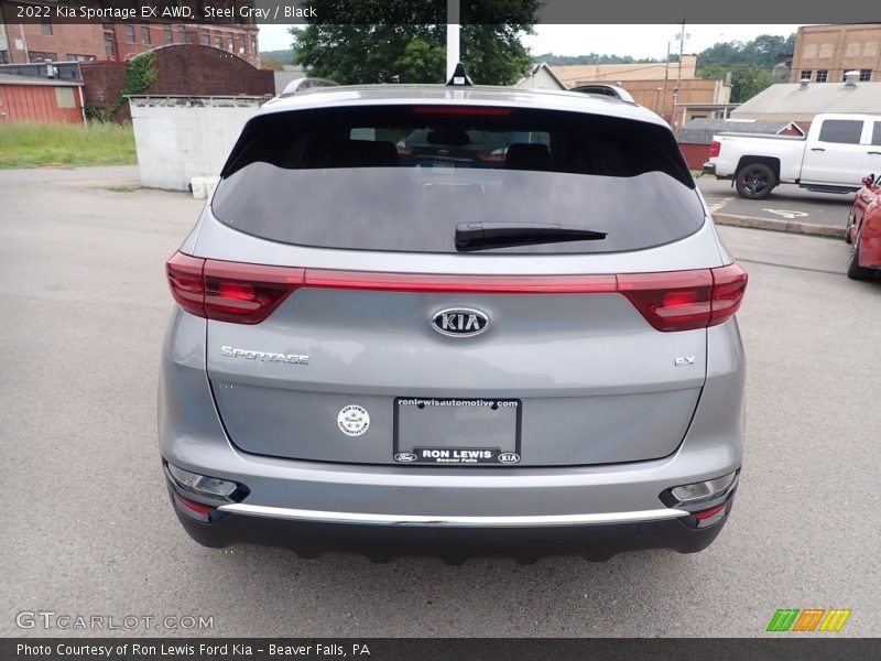 Steel Gray / Black 2022 Kia Sportage EX AWD