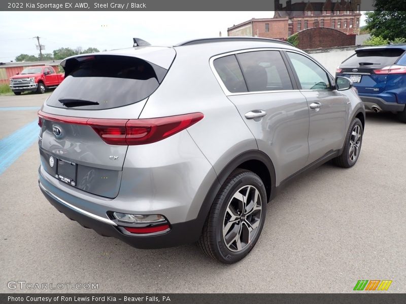 Steel Gray / Black 2022 Kia Sportage EX AWD