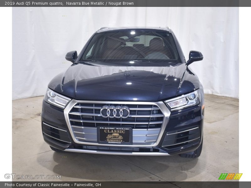 Navarra Blue Metallic / Nougat Brown 2019 Audi Q5 Premium quattro