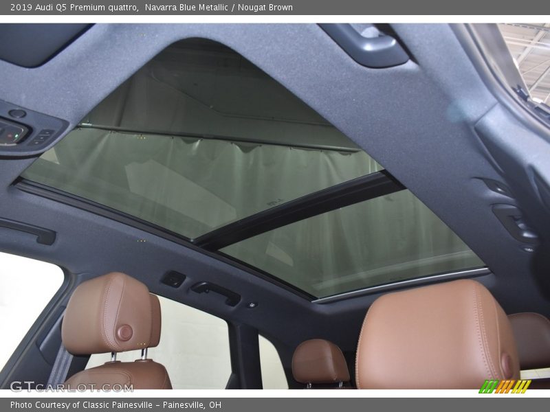 Navarra Blue Metallic / Nougat Brown 2019 Audi Q5 Premium quattro