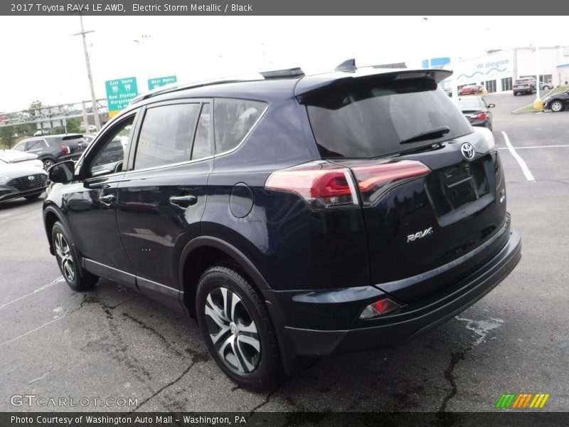 Electric Storm Metallic / Black 2017 Toyota RAV4 LE AWD