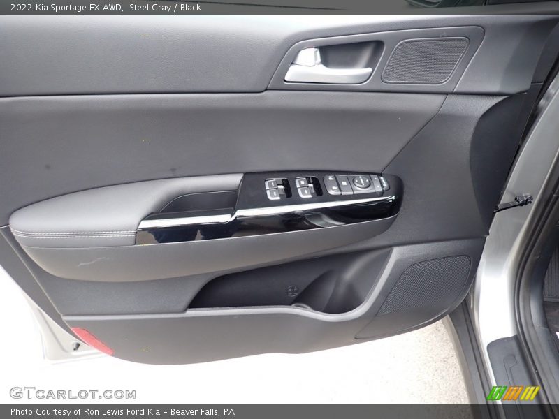 Steel Gray / Black 2022 Kia Sportage EX AWD