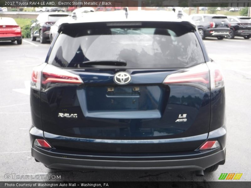 Electric Storm Metallic / Black 2017 Toyota RAV4 LE AWD