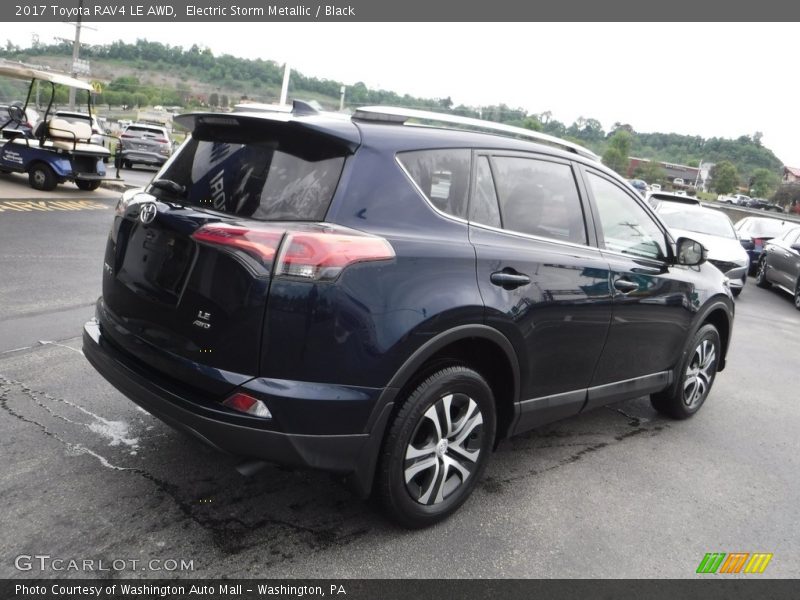 Electric Storm Metallic / Black 2017 Toyota RAV4 LE AWD