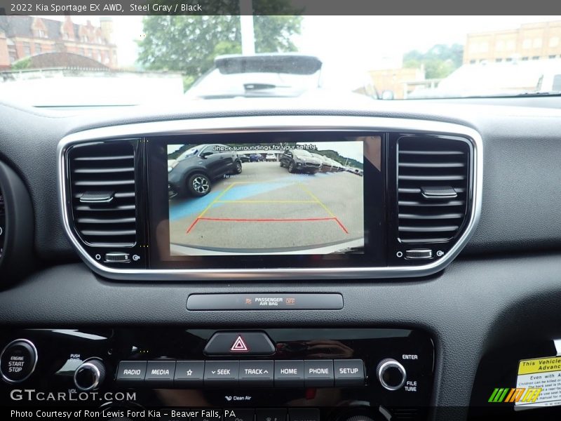 Steel Gray / Black 2022 Kia Sportage EX AWD
