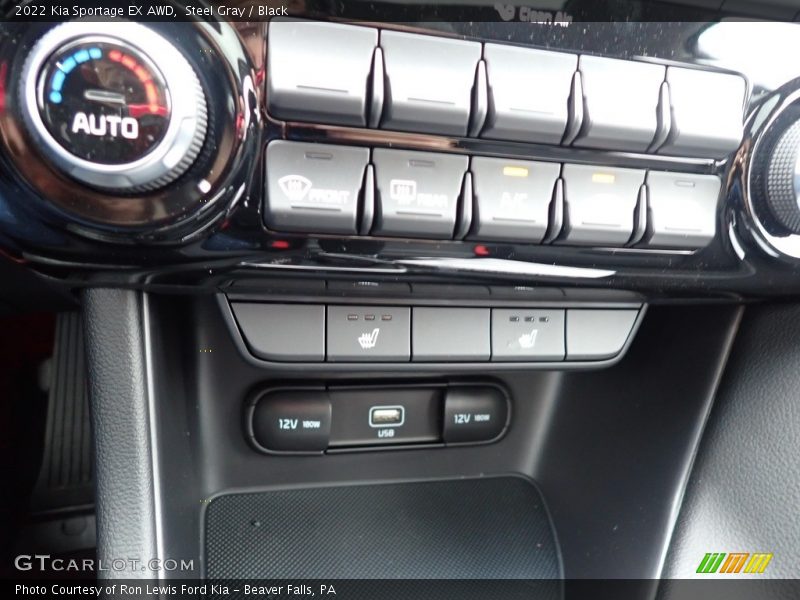 Steel Gray / Black 2022 Kia Sportage EX AWD