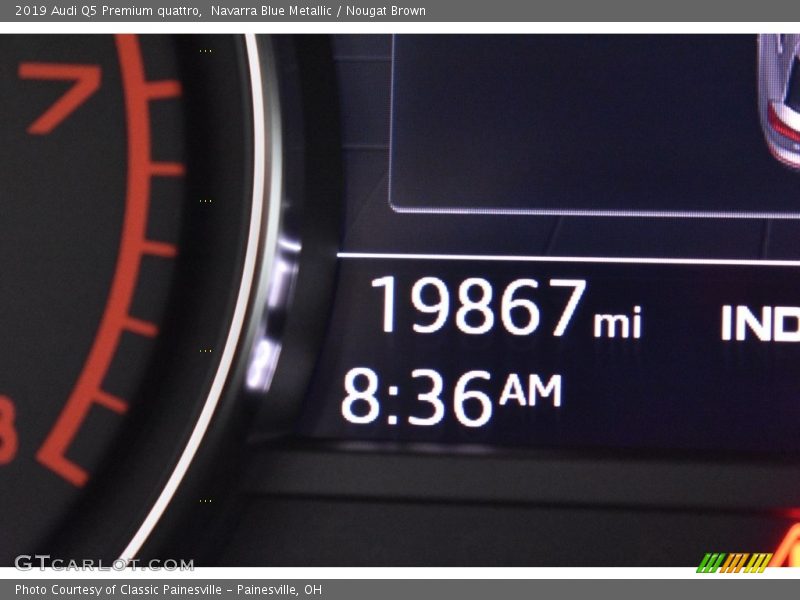 Navarra Blue Metallic / Nougat Brown 2019 Audi Q5 Premium quattro