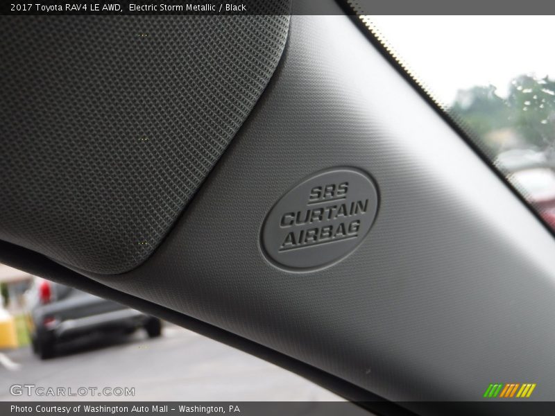 Electric Storm Metallic / Black 2017 Toyota RAV4 LE AWD