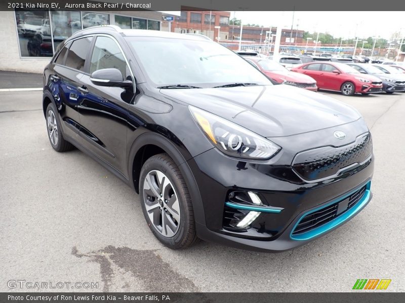 Front 3/4 View of 2021 Niro EV