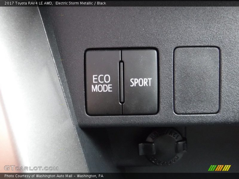 Electric Storm Metallic / Black 2017 Toyota RAV4 LE AWD