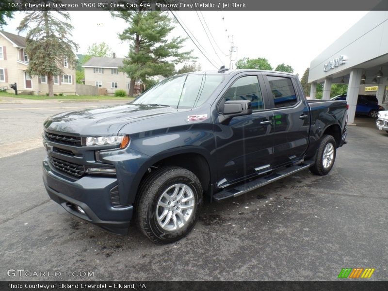 Shadow Gray Metallic / Jet Black 2021 Chevrolet Silverado 1500 RST Crew Cab 4x4