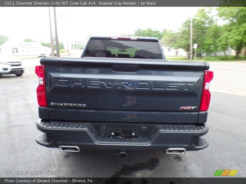 Shadow Gray Metallic / Jet Black 2021 Chevrolet Silverado 1500 RST Crew Cab 4x4