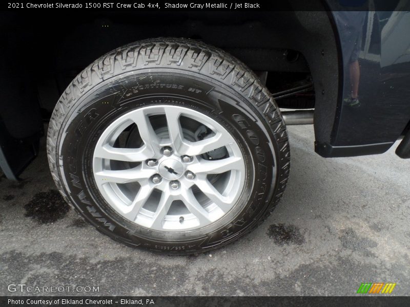 Shadow Gray Metallic / Jet Black 2021 Chevrolet Silverado 1500 RST Crew Cab 4x4