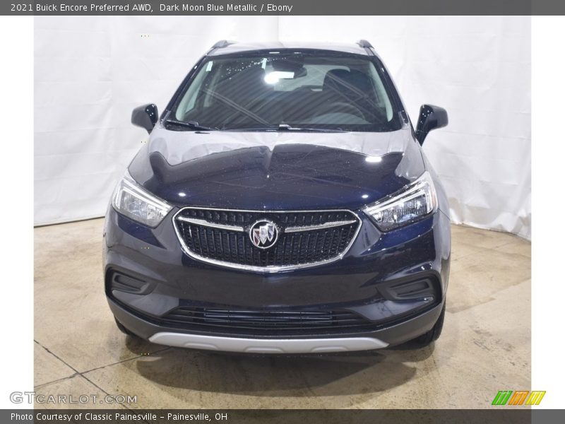 Dark Moon Blue Metallic / Ebony 2021 Buick Encore Preferred AWD