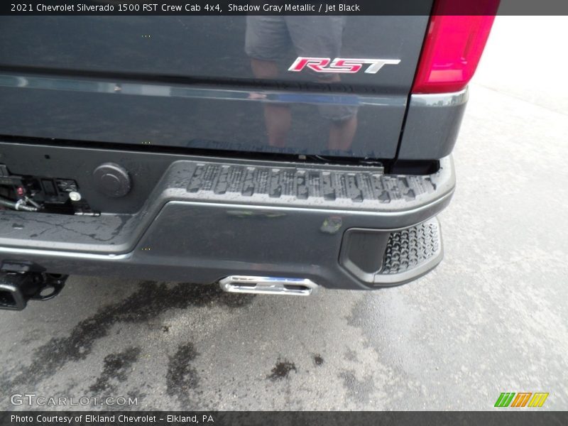 Shadow Gray Metallic / Jet Black 2021 Chevrolet Silverado 1500 RST Crew Cab 4x4
