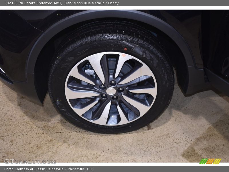 Dark Moon Blue Metallic / Ebony 2021 Buick Encore Preferred AWD