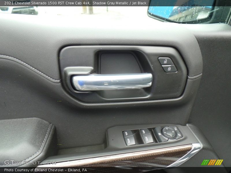 Shadow Gray Metallic / Jet Black 2021 Chevrolet Silverado 1500 RST Crew Cab 4x4