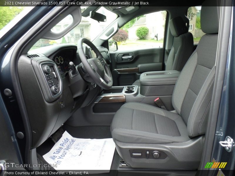 Shadow Gray Metallic / Jet Black 2021 Chevrolet Silverado 1500 RST Crew Cab 4x4