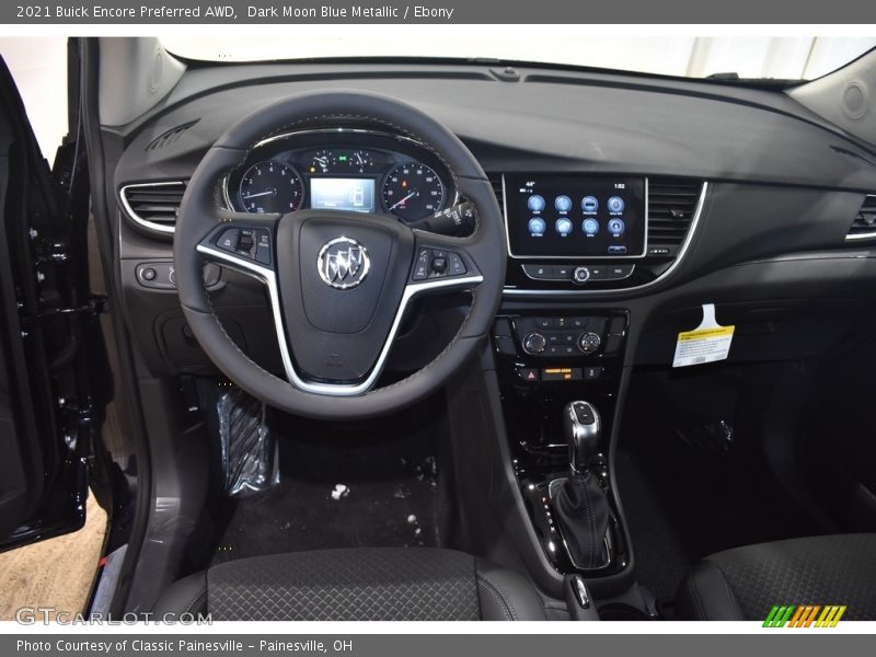 Dark Moon Blue Metallic / Ebony 2021 Buick Encore Preferred AWD